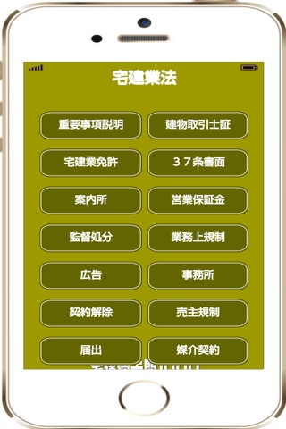 宅建Ⅰ部門別過去問題アプリ screenshot 2