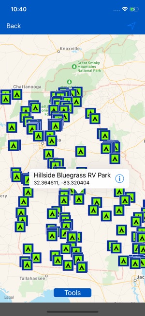 Georgia Campgrounds & RV's