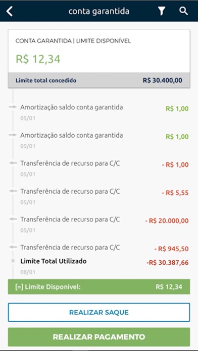 Banco Topázio screenshot 3