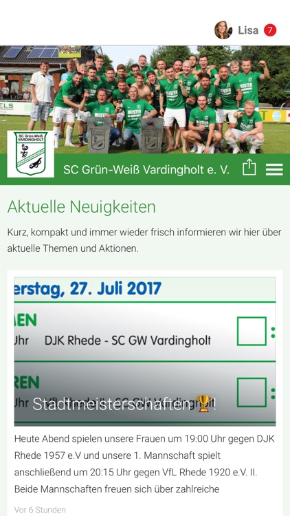 SC Grün-Weiß Vardingholt e. V.