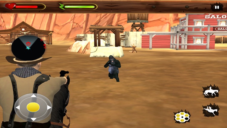 Wild West Cowboy Vs Gorilla screenshot-4