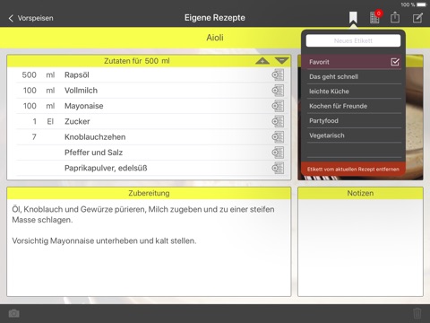 Eigene Rezepte screenshot 4