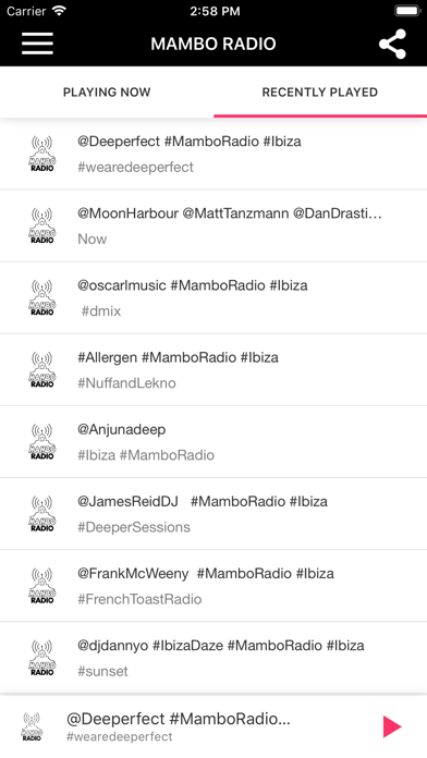 Mambo Radio screenshot 2