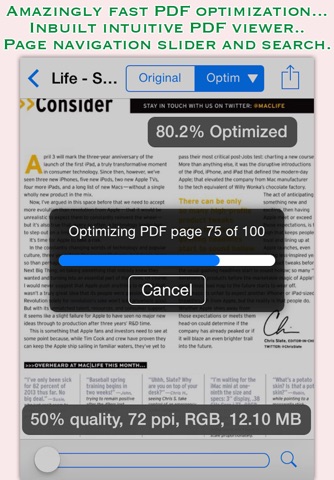 PDFOptim screenshot 3