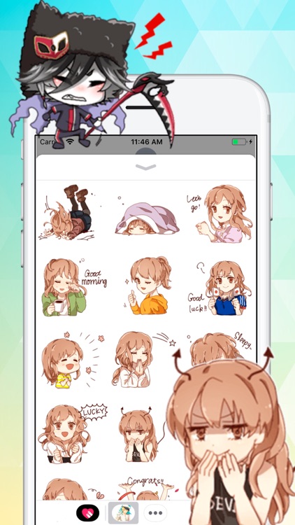 Anime Love Stickers