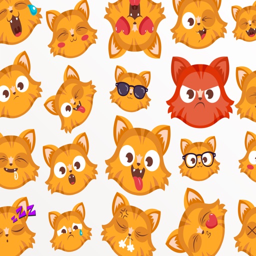 Kitten Emoji - Little Cat Stickers