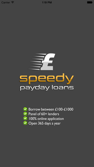 How to cancel & delete Speedy Payday Loans from iphone & ipad 1