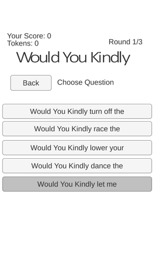 Would You Kindly(圖2)-速報App