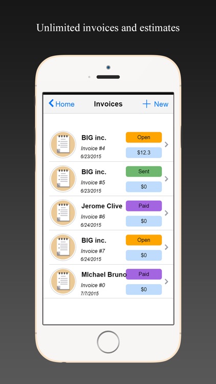 Appliance Invoice