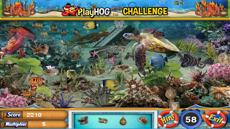 Sea Monster Hidden Object Game