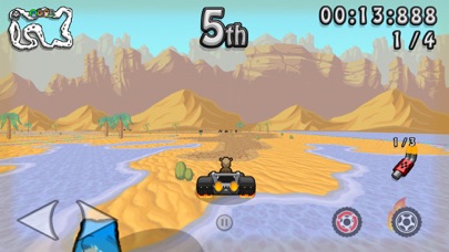 Screenshot from Wacky Wheels HD Kart Racing