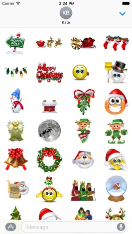 Game screenshot Animated Christmas Stickers mod apk