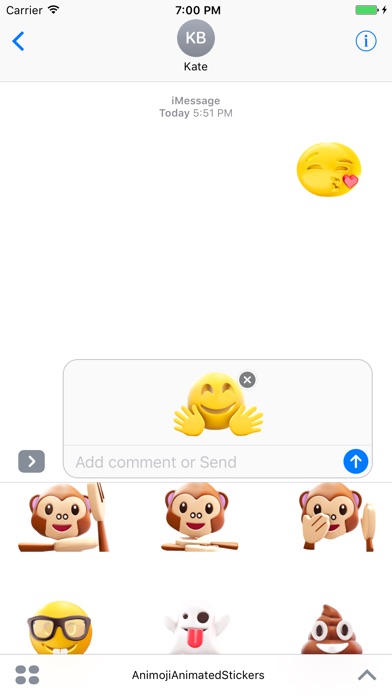 Animoji Animated  Stickers screenshot 3