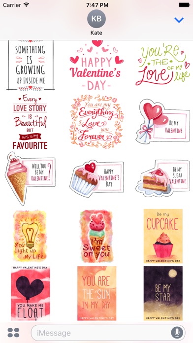 Valentine Big Pack Stickers screenshot 4