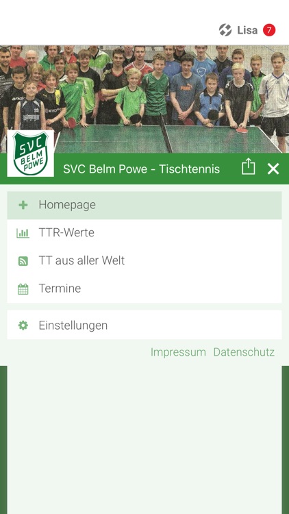 SVC Belm Powe - Tischtennis