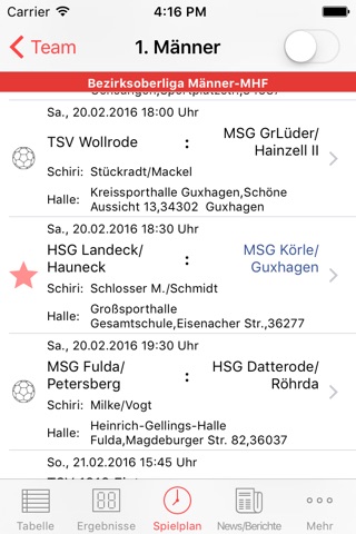 HSG Körle/Guxhagen screenshot 2