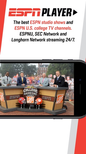espn player をapp storeで