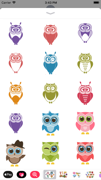 Owl Sticker Collection screenshot 3