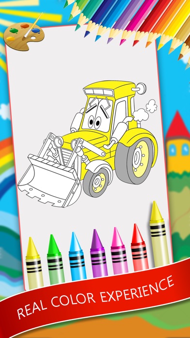 Coloring Book For Vehicles screenshot 2