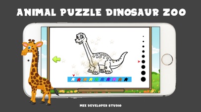 Animal Puzzle Dinosaur Zoo screenshot 2