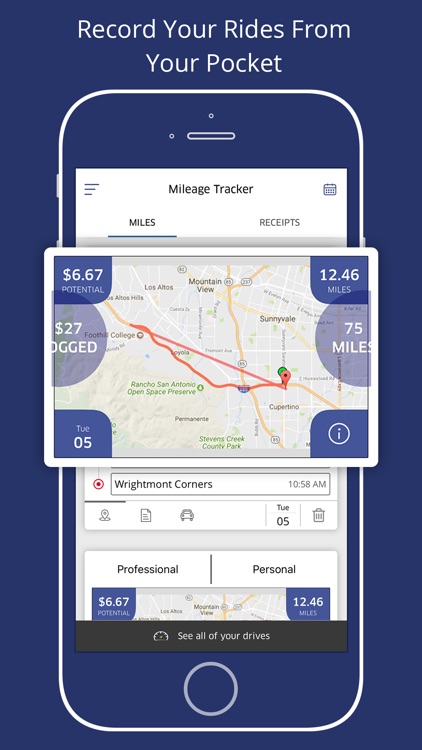 mileage expense tracker log by sleepapp