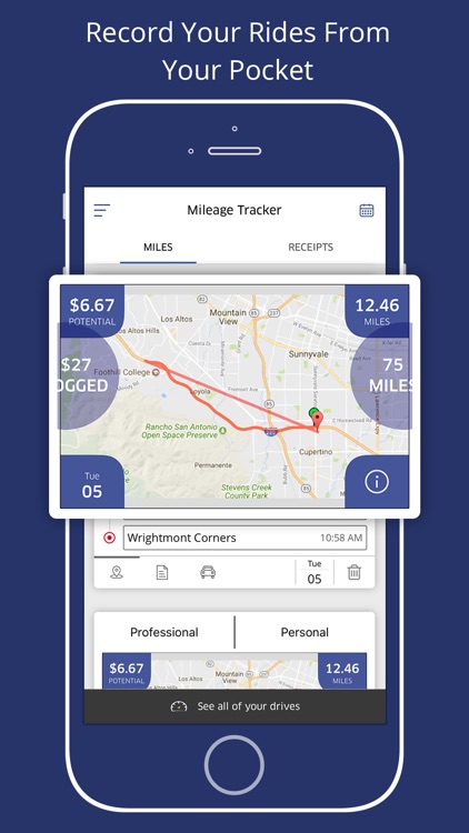 Mileage Expense Tracker & Log screenshot-0