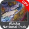 Abisko National Park coverage resident in the app