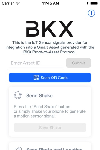 BKX IoT screenshot 2