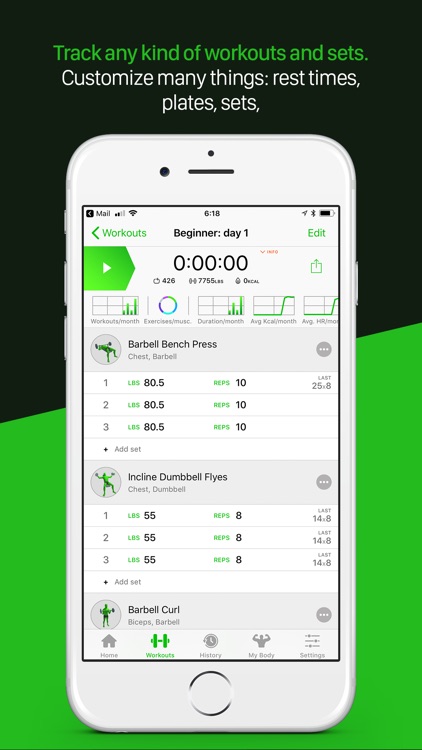 Gymaholic Workout Tracker screenshot-3