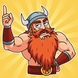 Ginger Viking Stickers