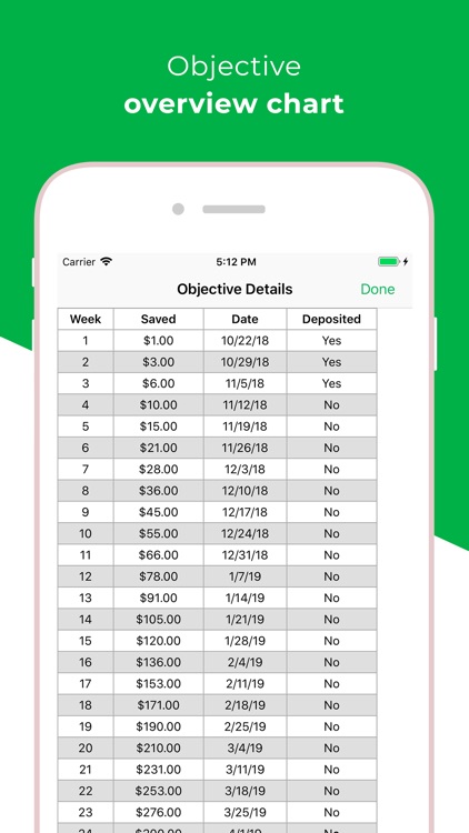 52 Week Challenge - Mobills screenshot-3
