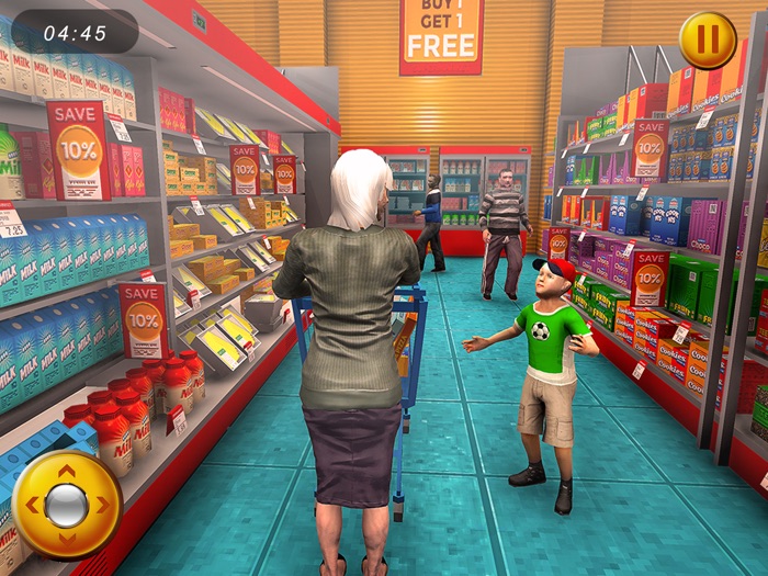 快乐 奶奶 购物 市场