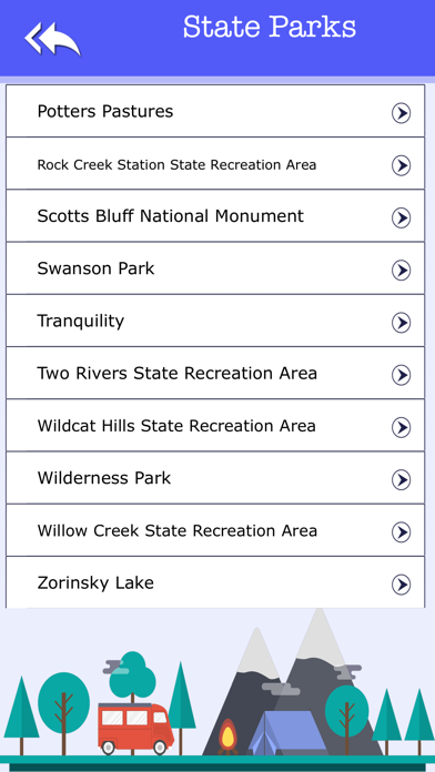 Nebraska Camping & State Parks screenshot 4