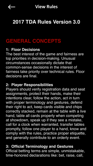 Official Poker TDA Rules(圖5)-速報App