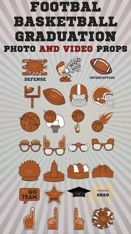 Texas Longhorns Animated Selfie Stickers