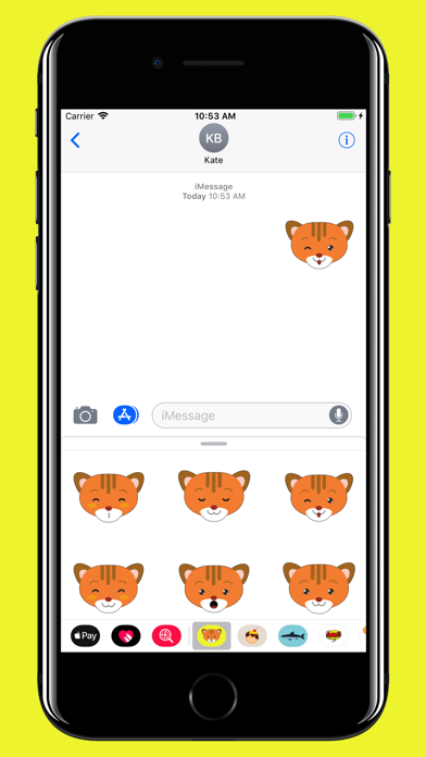 Cute tiger - stickers & emoji screenshot 4