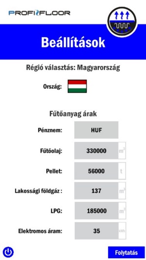 Padlofutes koltseg kalkulator