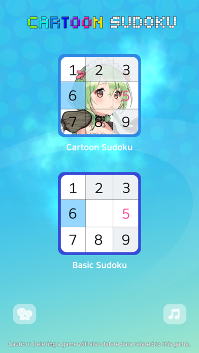 Sudoku : Cartoon screenshot 2