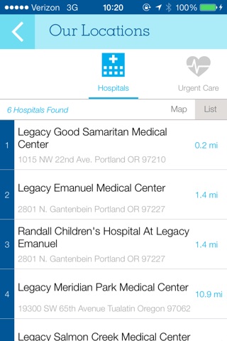 Legacy Health Consumer App screenshot 3
