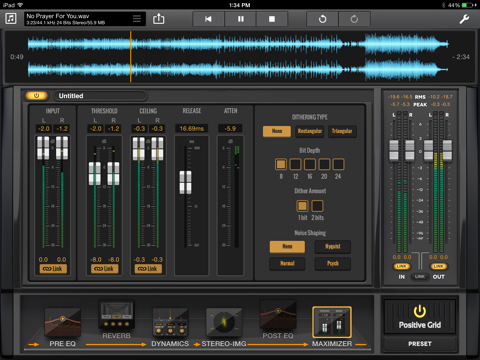 Final Touch - Audio Mastering screenshot 2