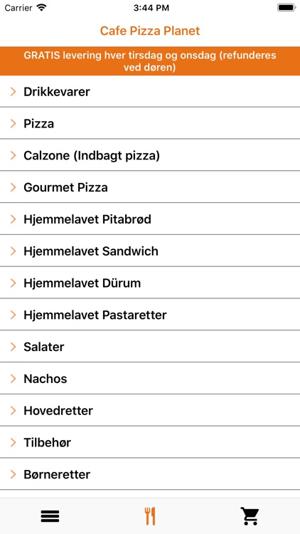 Cafe Pizza Planet, Aabenraa