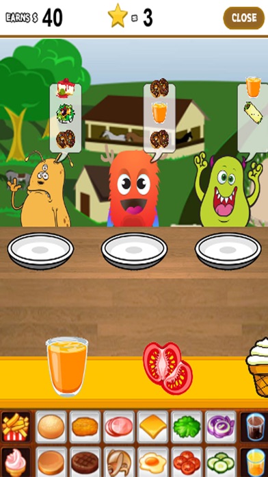 Restaurant Little Monster Game screenshot 2