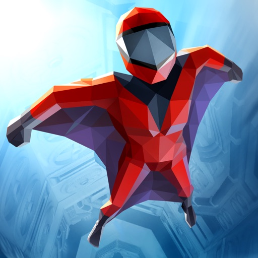 Wingsuit Man 3D Icon