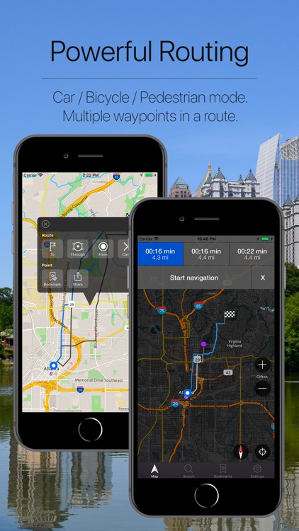 Georgia, US Offline Navigation