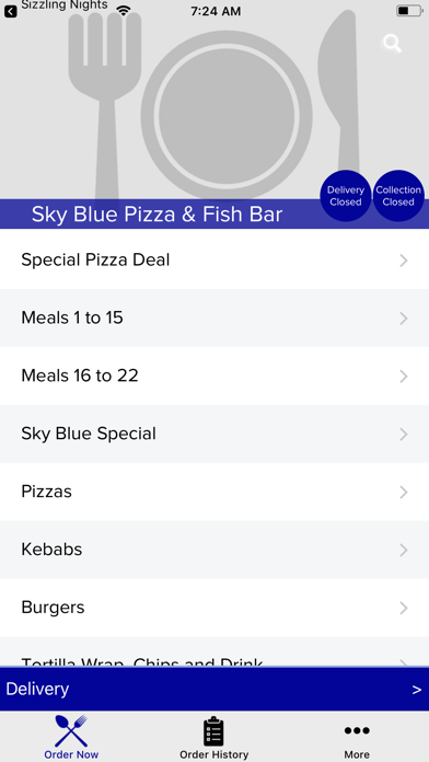 Sky Blue Pizza Fish Bar screenshot 2