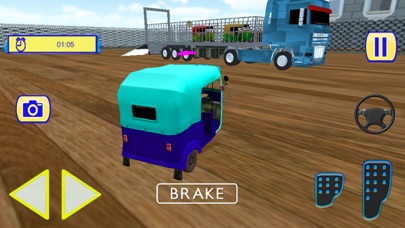 Rickshaw Cargo Train Driving screenshot 2