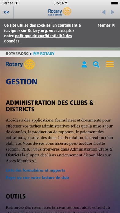 How to cancel & delete Rotary Club St-Gilles from iphone & ipad 4