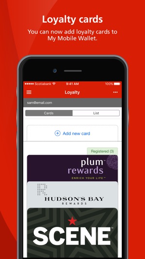 scotiabank on the app