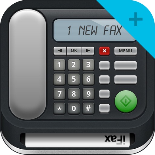 iFax+ instant send fax app Icon