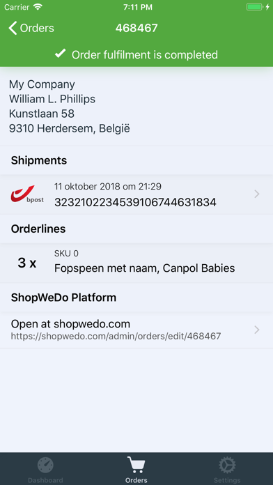 ShopWeDo e-fulfilment screenshot 4